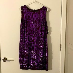 Aidan Mattox Sequins Dress